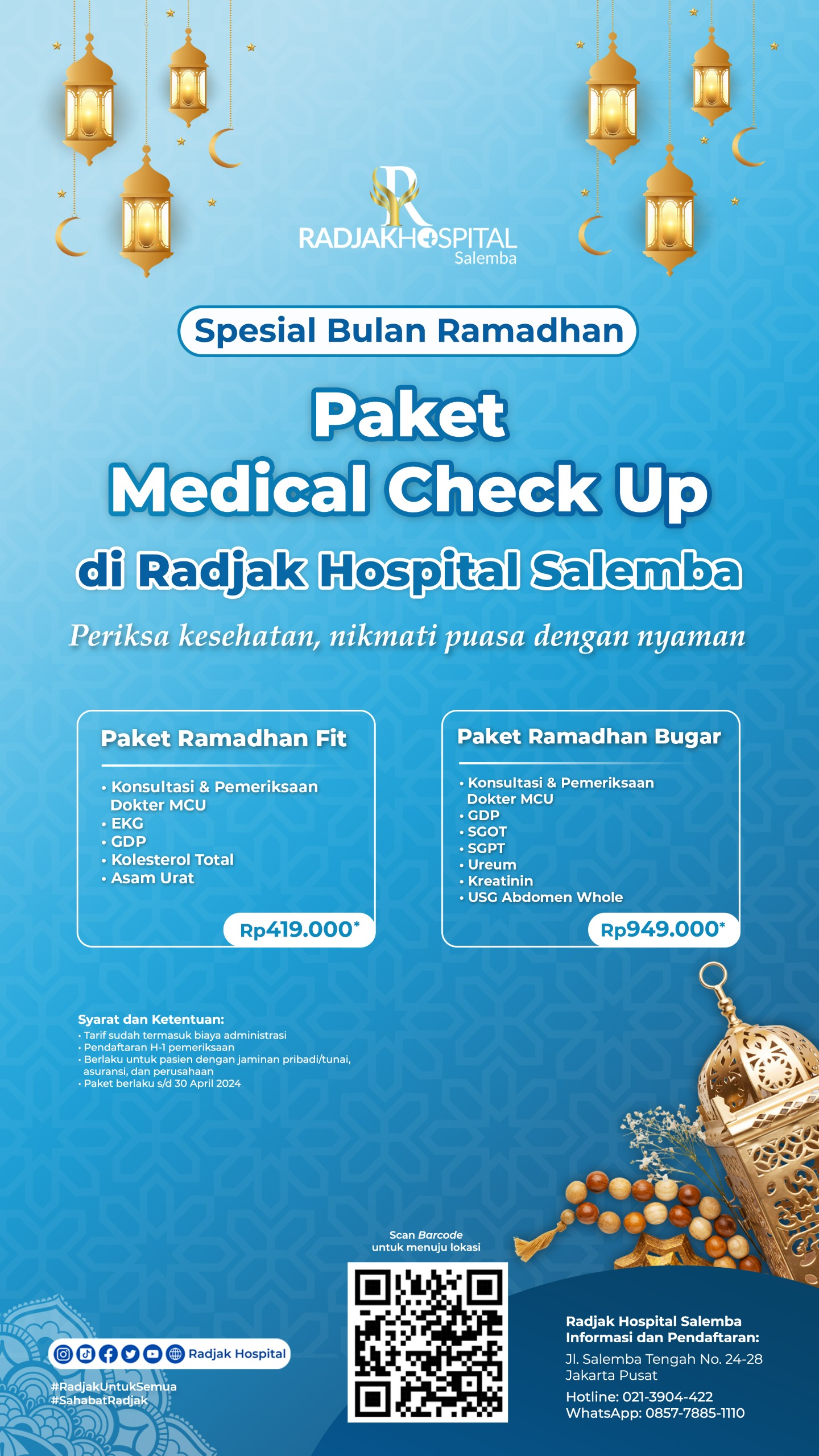 sub-Paket Kesehatan Spesial Ramadan Salemba